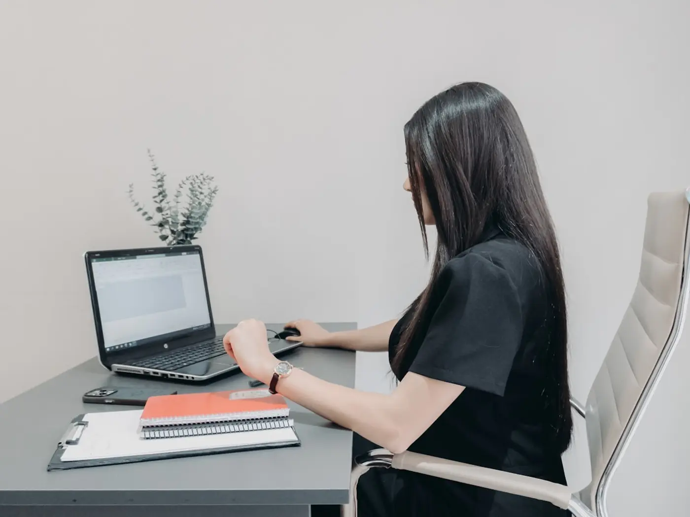 Professional reviewing compensation and payroll-related records